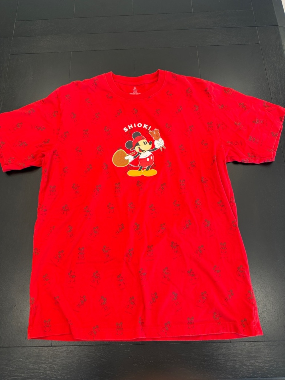 Disney x Goldwood Singapore "Mickey Shiok" All-Over Print Tee
